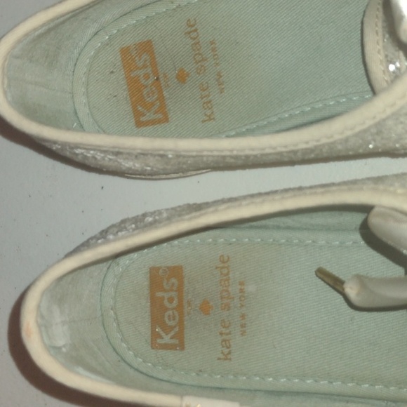 KEDS x Kate Spade Glitter Sneaker, Size 6.5 - Picture 11 of 12